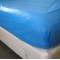 Mattress Protector Fitted Single Sheet (Blue Plastic)